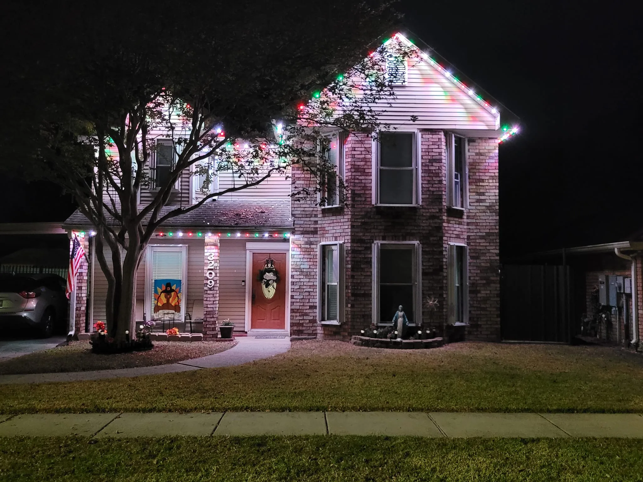 Contact us for festive lighting ideas to brighten your home this holiday season